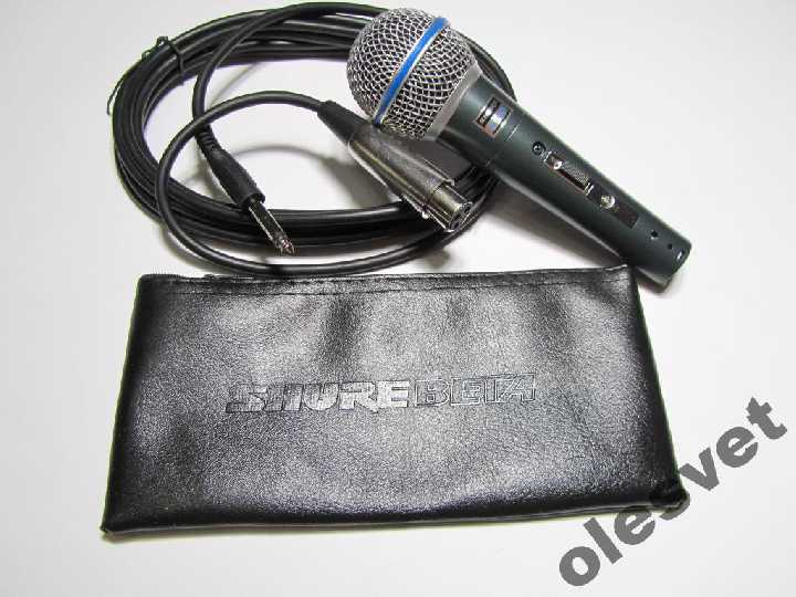 МИКРОФОН SHURE Beta 58A А класс + кнопка - фото фото фото 3