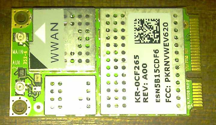 CDMA модем dell 5700 KR-0CF265 miniPCI-E - фото фото фото 0