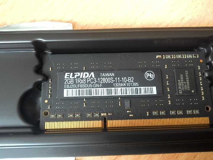 2GB DDR3 1600MHz PC3-12800s SO-DIMM - Elpida - фото фото фото 1
