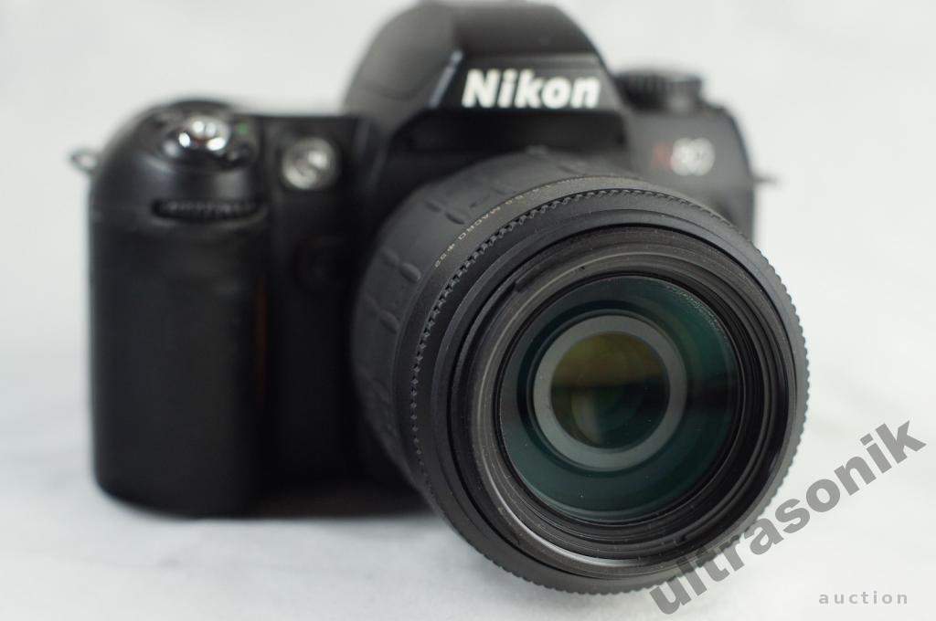 Nikon AF-s телеобъектив Quantaray 55-200mm/4-5.6 LD IF MC Ф52mm China Вживане - фото фото фото 0