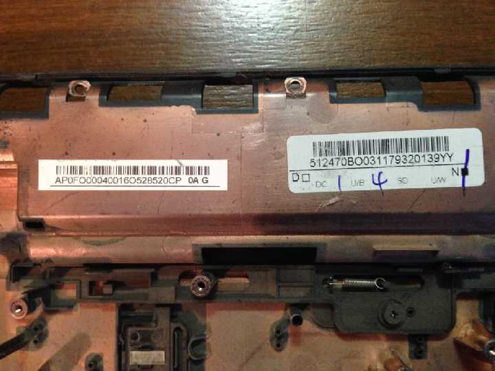 Корпус (низ, корыто) Packard Bell TK11 P5WS6 - фото фото фото 6