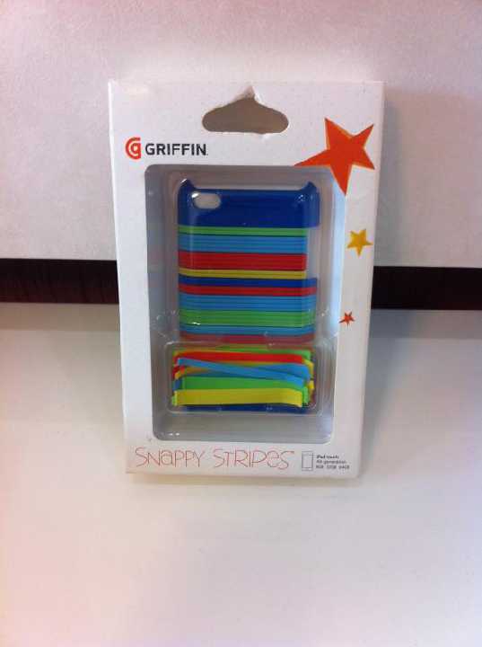 Чехол для iPod Touch4 Griffin Snappy Stripes Blue - фото фото фото 3