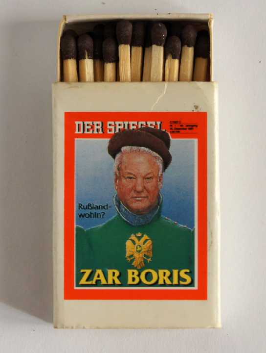 Спички Ельцин Zar Boris Der Spiegel Германия - фото фото фото 2