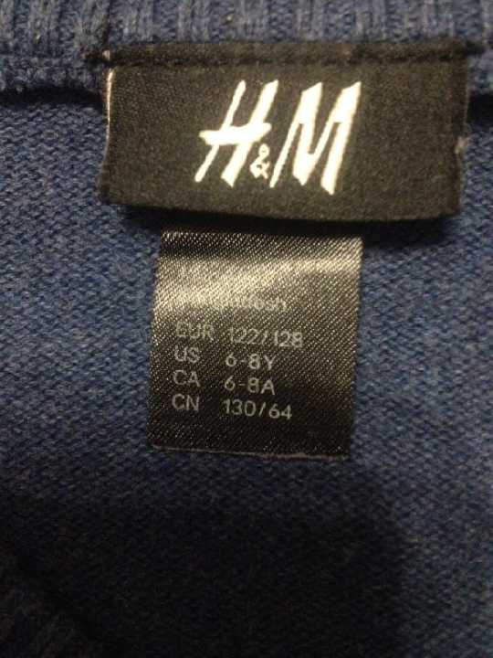 Свитер H&amp;amp;M для мальчика,р.122-128,хлопок - фото фото фото 7