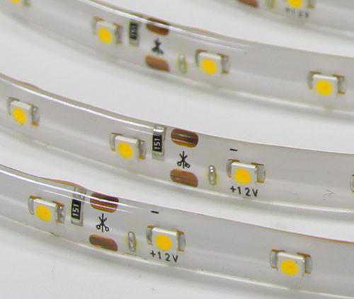 Светодиодная LED лента SMD 3528-60 WW тёплая герметичная IP65 - фото фото фото 2
