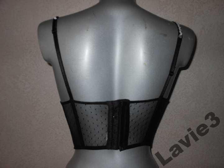 Lingerie,Франция! Черный Корсет Утяжка Новый 75А - фото фото фото 2