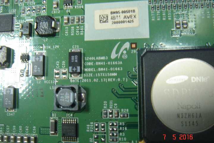 T-CON S240LABMB3 V0.7 BN41-01663A Samsung - фото фото фото 2