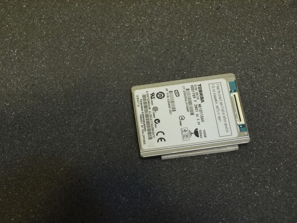 HDD 1.8" ZIF IDE Toshiba MK1011GAH 100GB - фото фото фото 7