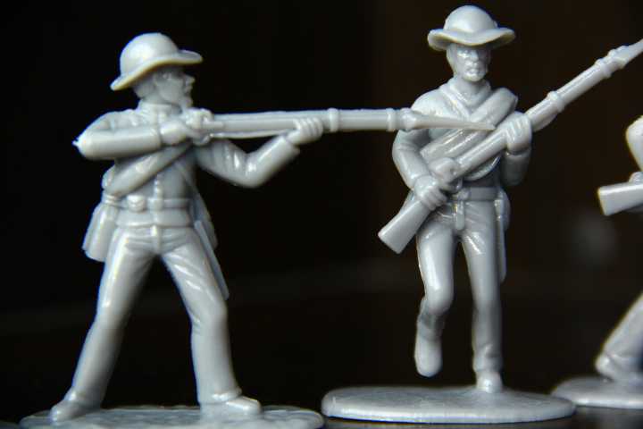 солдаты конфедерации Юга США Armies in Plastic 54мм - фото фото фото 3
