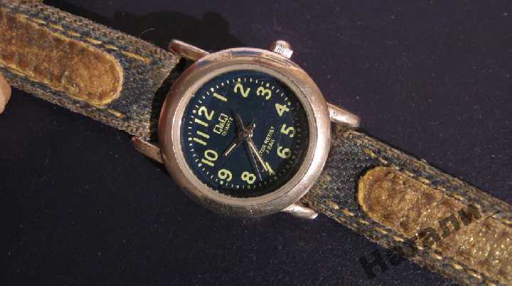 Часы наручные Q &amp; Q Quartz Water resist 3 bar - фото фото фото 1