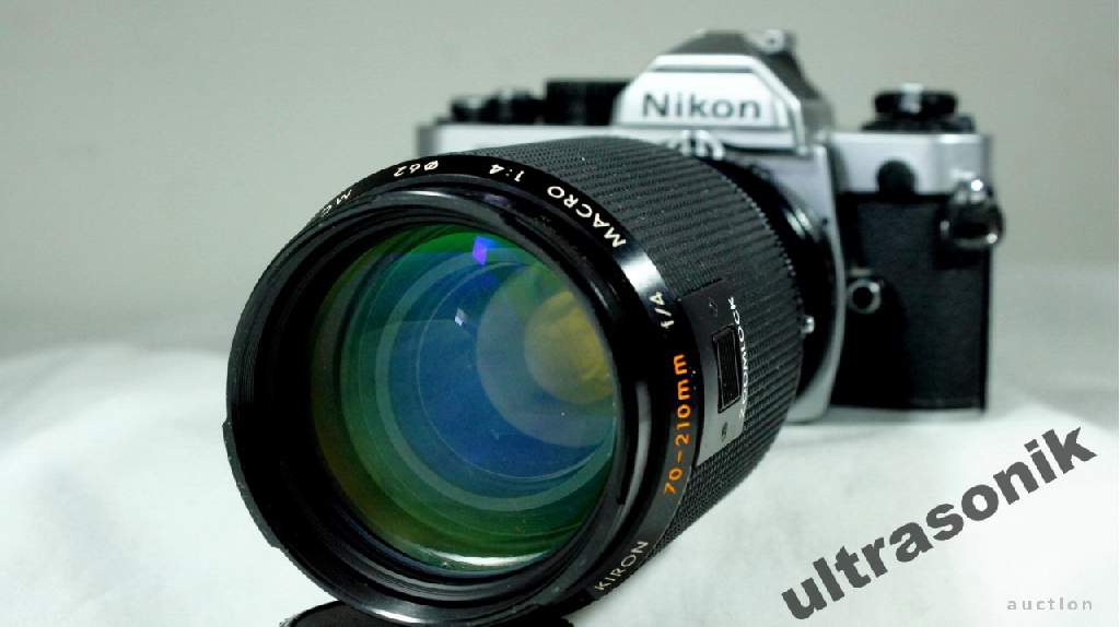 Об'єктив Nikon Ai-s телеобъектив Kiron 70-210mm f/4.0 MC Macro Ф62mm kino precision Вживане - фото фото фото 0