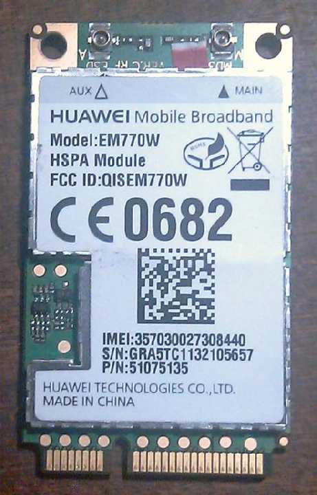 3G UMTS Модем Huawei EM770W - miniPCI-E - фото фото фото 0