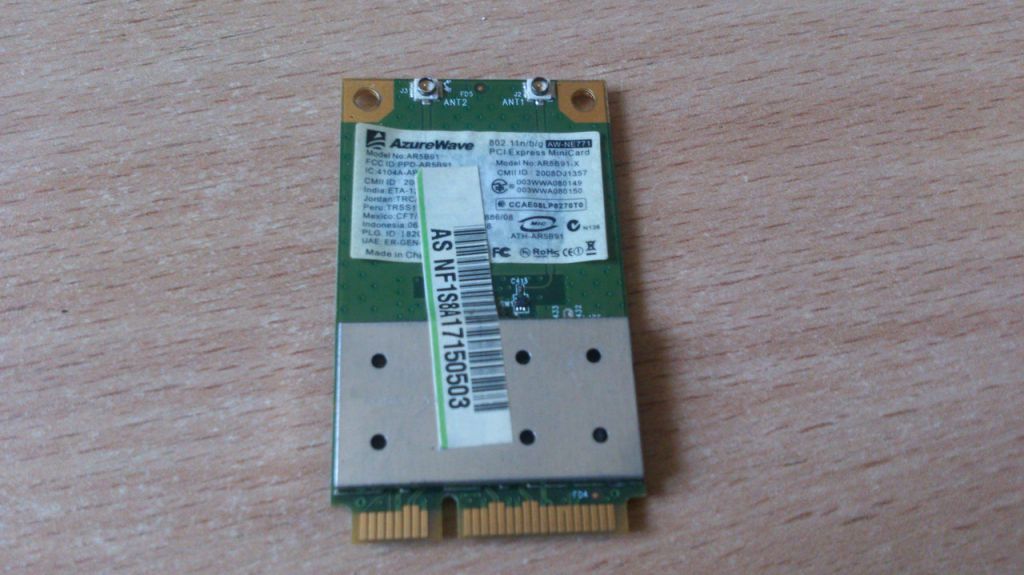 Плата Wifi  для ноутбука  Asus PRO55series б/у - фото фото фото 1