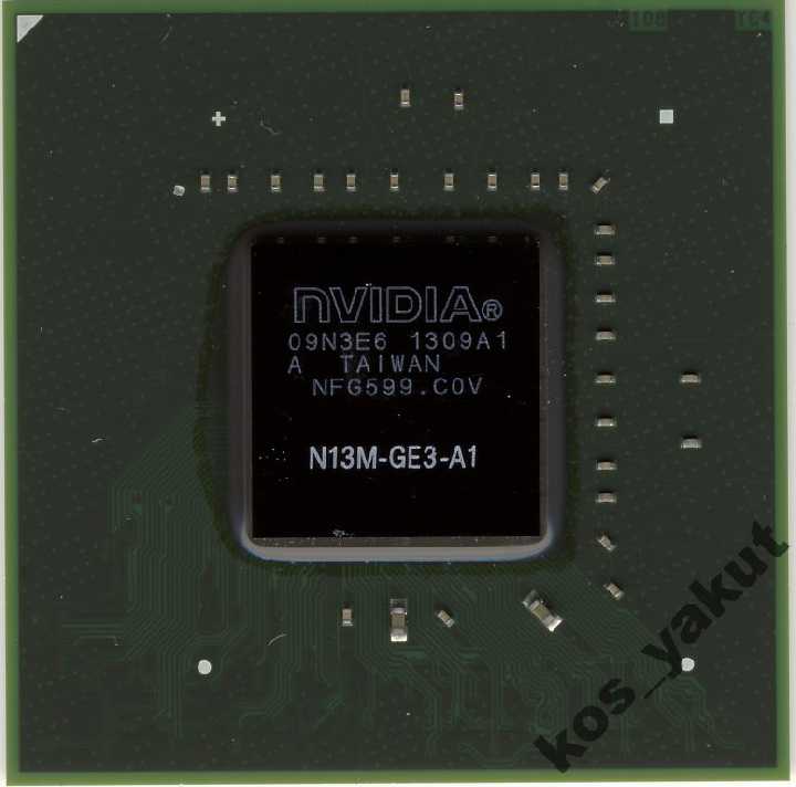 чип BGA nVidia GeForce GT610M (N13M-GE3-A1) 2011+ - фото фото фото 0