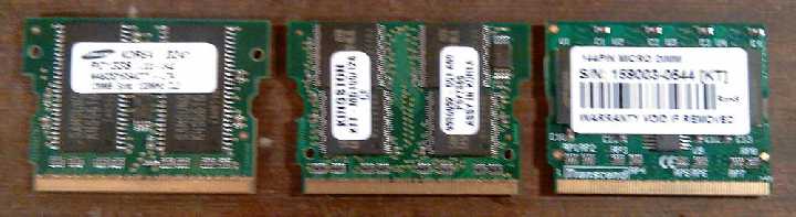 Micro DIMM 144pin 128MB PC133 Sony Toshiba - фото фото фото 0