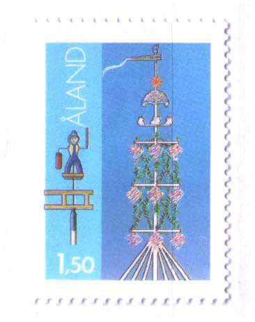 ZM Аланды  Финляндия 1984 г MNH флюгер - фото фото фото 0