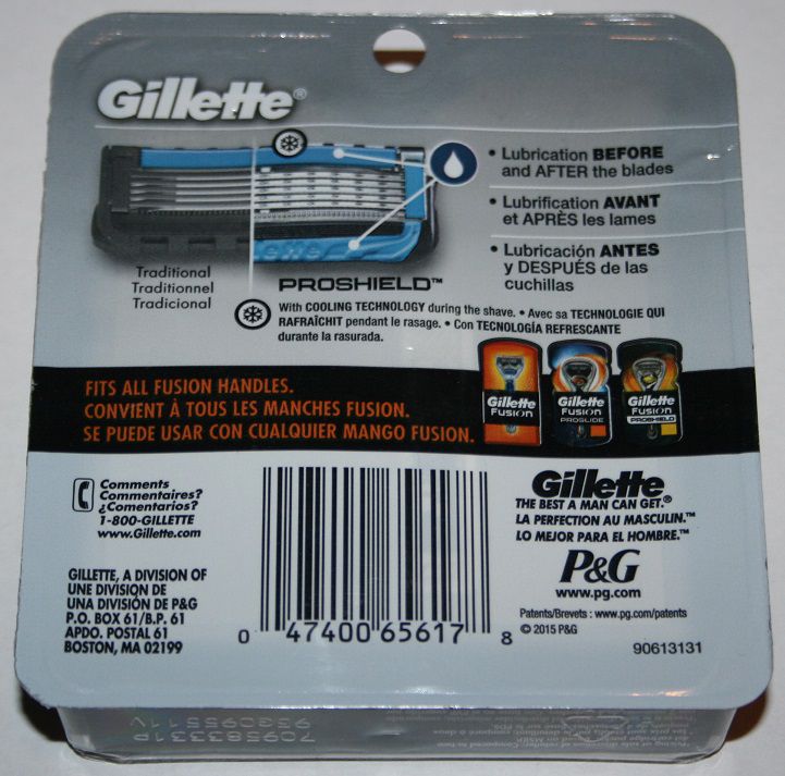 Сменные картриджи GILLETTE Fusion Proshield Chill упаковка 8 штук оригинал США - фото фото фото 1