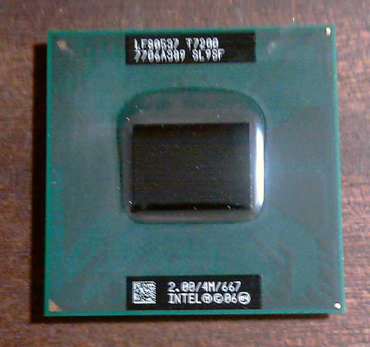 Процессор Intel C2D T7200 SL9SF 2GHz, шина 667MHz - фото фото фото 0