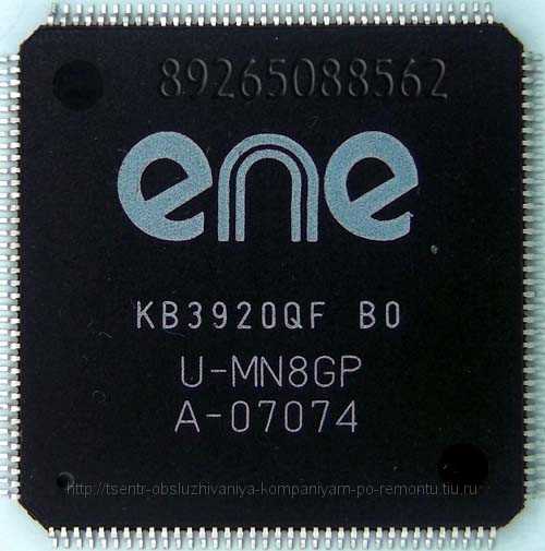 Микросхема Super I/O (MIO), ENE KB3920QF B0, TQFP - фото фото фото 0