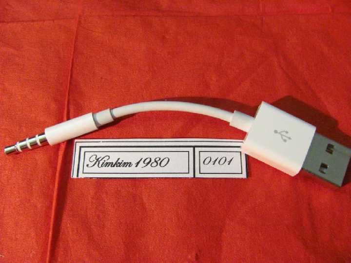 кабель USB для ipod shuffle    (оригинал)100% - фото фото фото 0