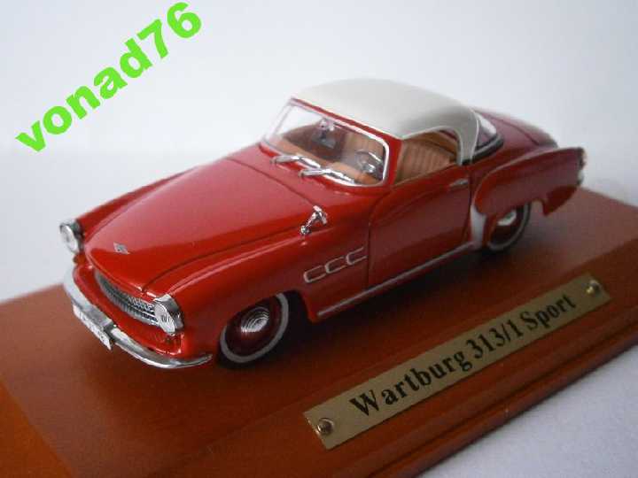 1/43 Wartburg 313-1 Sport. Atlas - фото фото фото 5