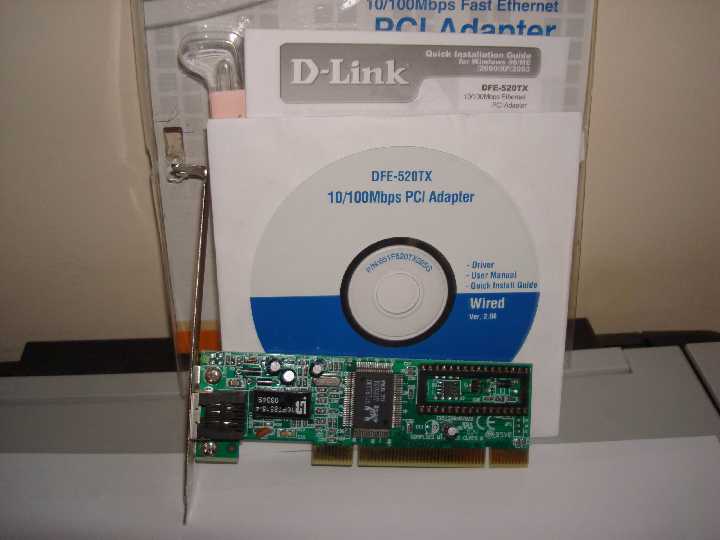 Сетевая карта D-Link DRE 520TX PCI - фото фото фото 2