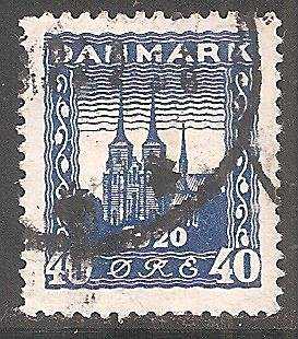 Дания 1921 Sc. 160 used - фото фото фото 0