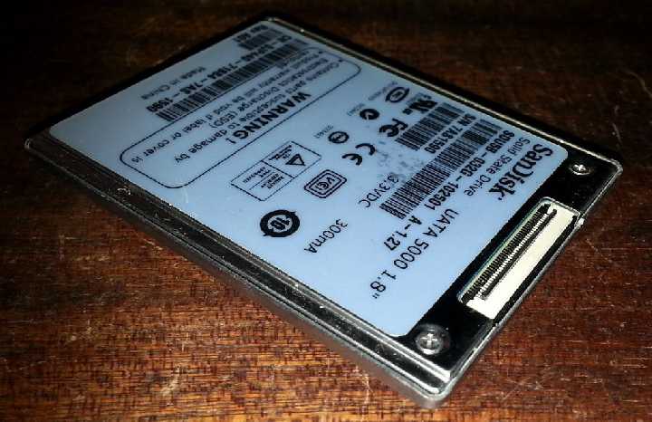 1.8" PATA IDE ZIF SSD Sandisk 32GB - фото фото фото 2