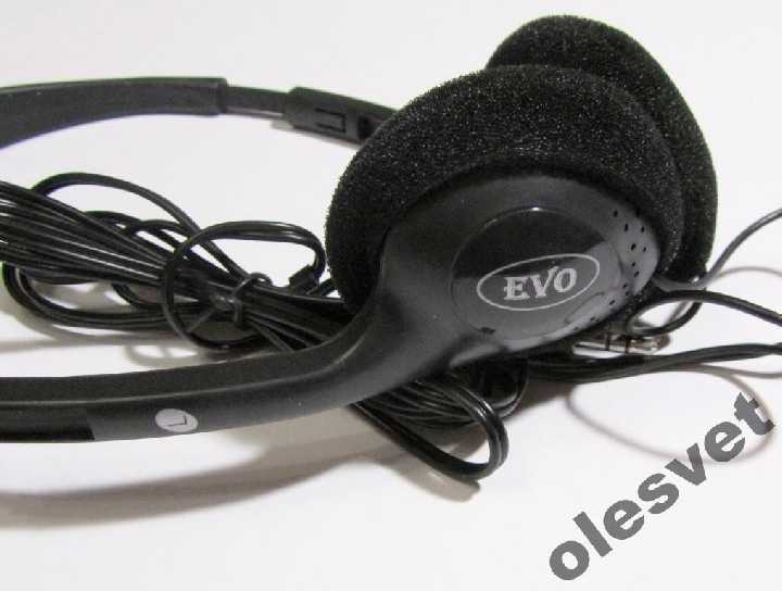 СТЕРЕОНАУШНИКИ  EVO EV-HP12 - фото фото фото 1