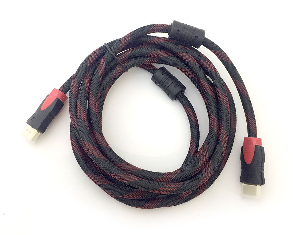 Кабель HDMI V1.4 Nylon 3.0м Black/Red - фото фото фото 0