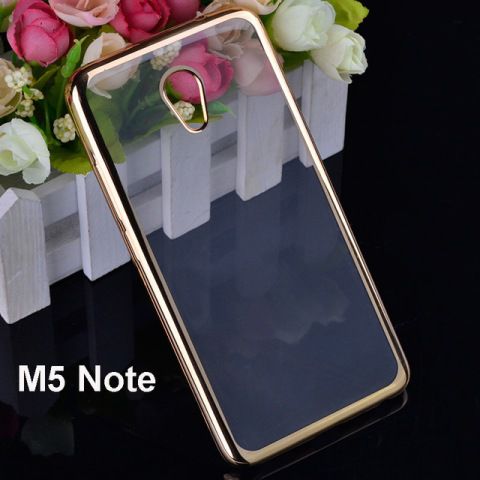 ЧЕХОЛ ELECTROPLATING Meizu M5 Note (golden) - фото фото фото 1