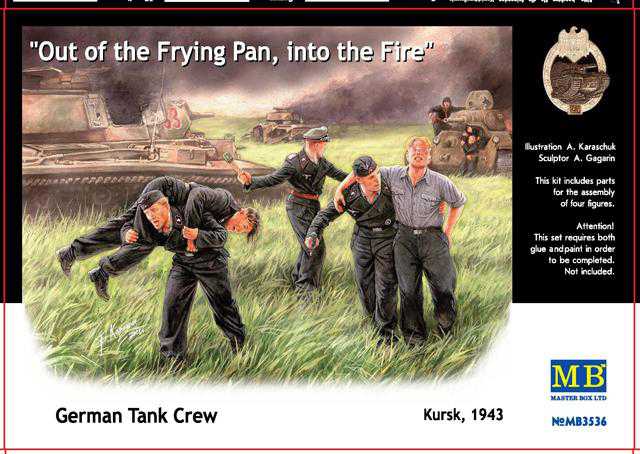 Master Box 3536 German Tank Crew, Kursk, 1943 - фото фото фото 0