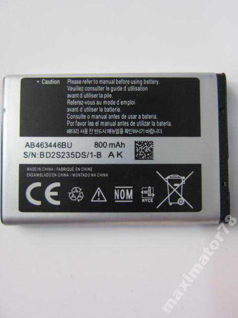 ОРИГИНАЛ АККУМУЛЯТОР БАТАРЕЯ SAMSUNG M620 S3100 - фото фото фото 1