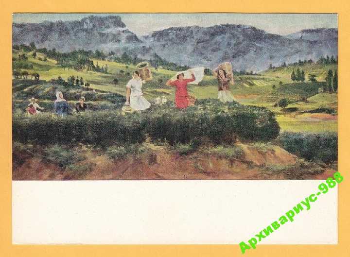 ГРУЗИЯ 1971 ИСКУССТВО Горы ТБИЛИСИ Чай КУТАТЕЛАДЗЕ - фото фото фото 0