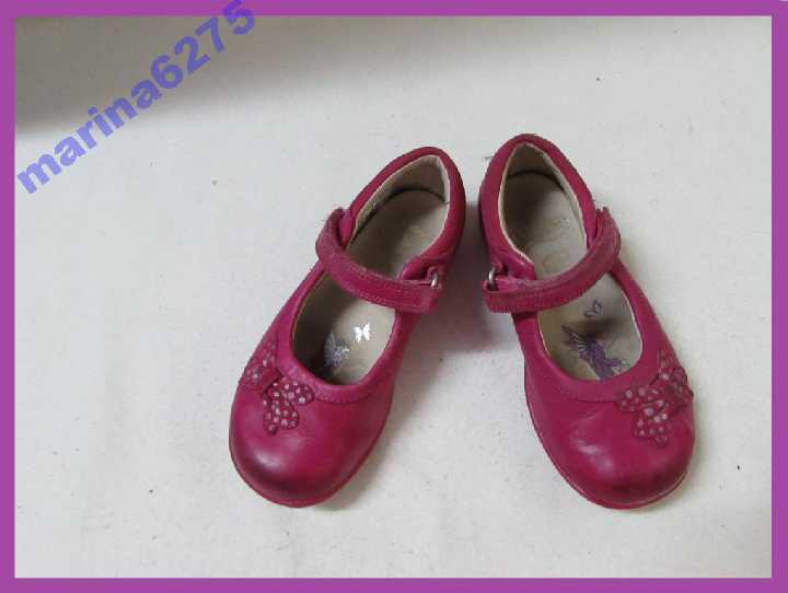 ТУФЛИ-МИГАЛКИ на девочку 100% КОЖА~Clarks ~р 25 - фото фото фото 0