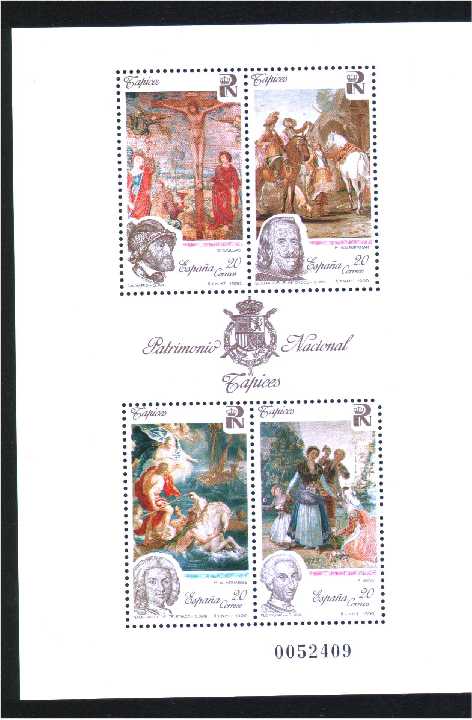 ZM Испания 1990 г MNH -  № блок - флот личности - фото фото фото 0