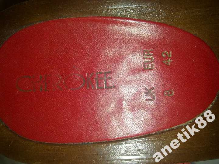 Босоножки =CHEROKEE= 100% нат.кожа 41- 42р АНГЛИЯ! - фото фото фото 5