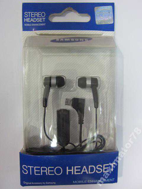 НАУШНИКИ ГАРНИТУРА SAMSUNG AEP439 S8300 B7722 micro USB - фото фото фото 1