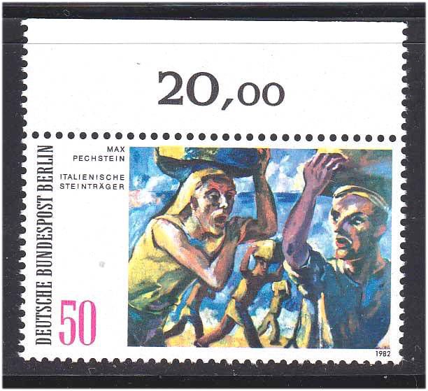 Германия Берлин 1982 г MNH - искусство - фото фото фото 0
