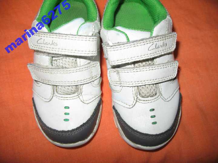 Кроссовки 100%нат кожа~**Clarks FIRST SHOES**~14см - фото фото фото 6