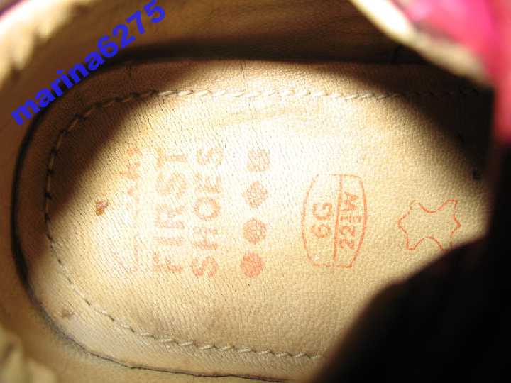 Туфельки 100%нат кожа~Clarks FIRST SHOES~14см - фото фото фото 3
