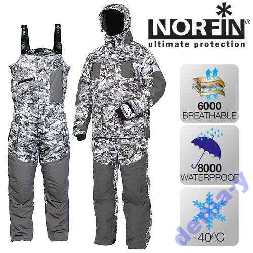 Зимний костюм NORFIN EXPLORER CAMO(-40) ОРИГИНАЛ! - фото фото фото 0