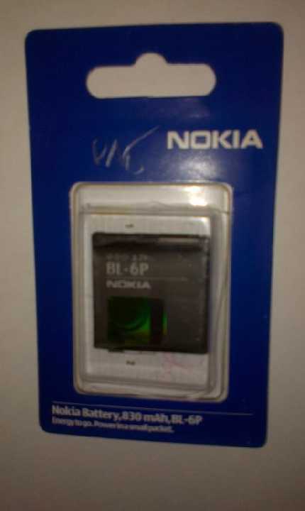Аккумулятор BL 6P NOKIA - фото фото фото 0