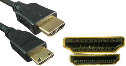 Мini hdmi на HDMI с GOLD контактами  (2 м) - фото фото фото 0