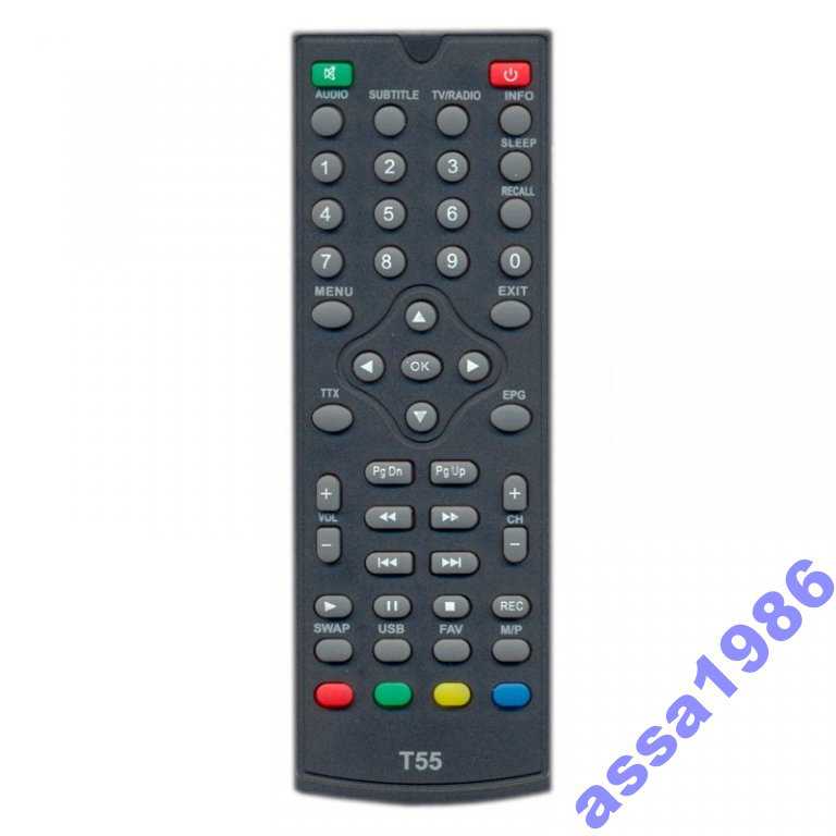 Пульт DVB-T2 ресиверів World Vision T35/T55/T55D/T60M - фото фото фото 0