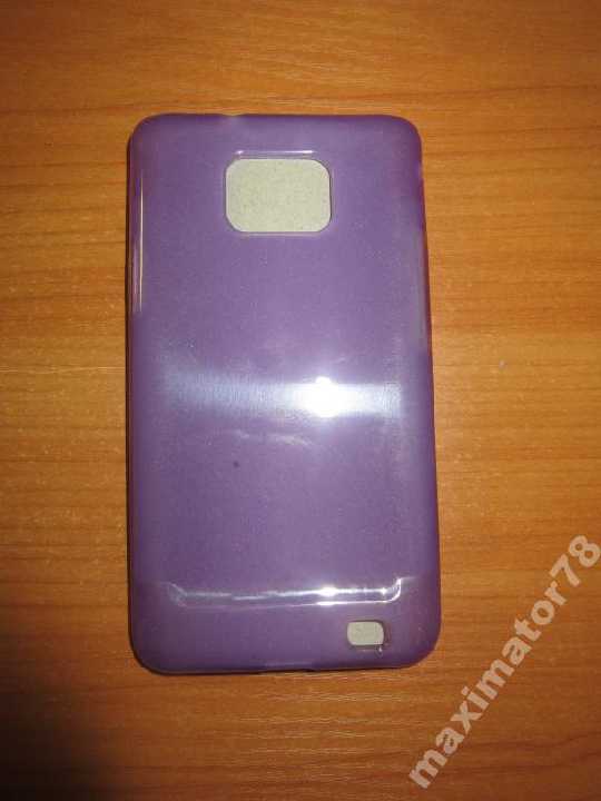ЧЕХОЛ COVER SAMSUNG I9100 I9105 S-2 II фиол - фото фото фото 1
