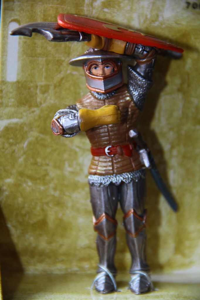 рыцарь со щитом SCHLEICH 90-100мм ФРГ - фото фото фото 2