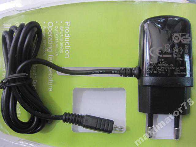 ЗАРЯДКА ЗАРЯДНОЕ HTC E250 МИНИ MINI USB Droid Eris - фото фото фото 1