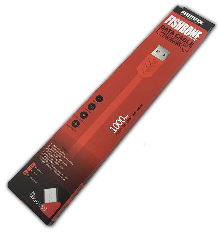 USB кабель Дата кабель Remax Fishbone Micro - фото фото фото 1