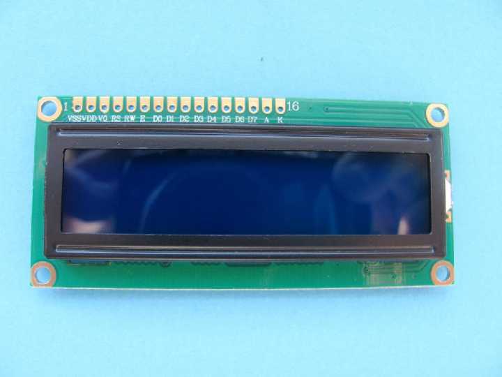 Дисплей LCD1602 синій з підсвіткою Arduino LCD 1602 - фото фото фото 1